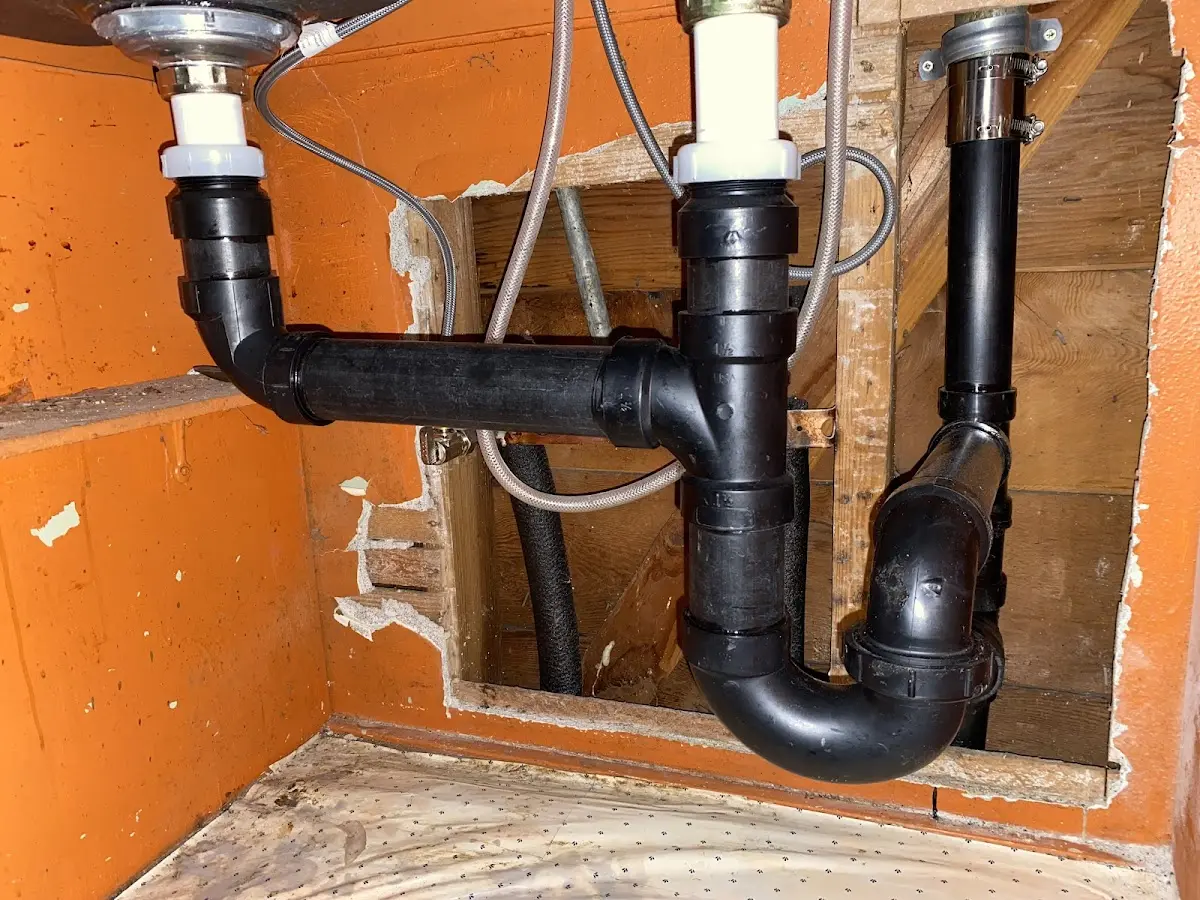Professional Repiping Services equipment and tools on the job in Waterbury
